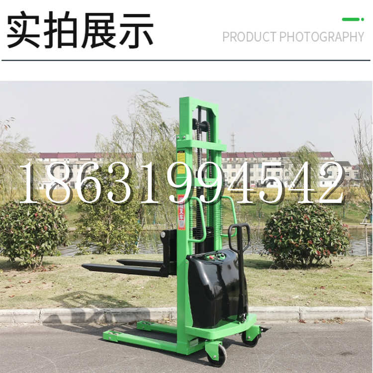 勉县电动叉车堆高车液压铲车电瓶1吨2吨站驾步行式小型全自动叉车